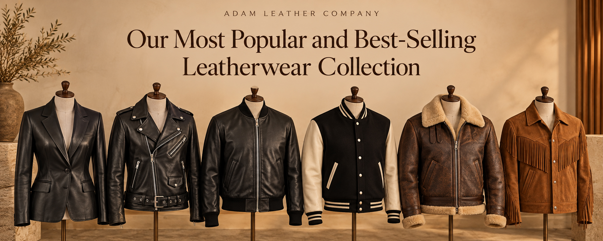 adam leather collection